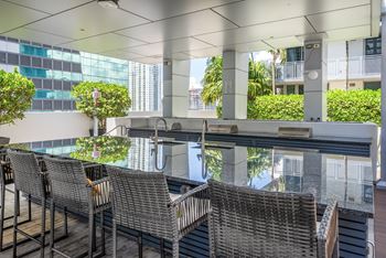 Outdoor kitchen and bbqs